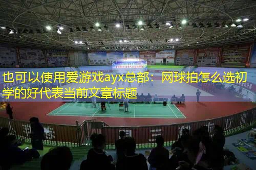 网球拍怎么选初学的好